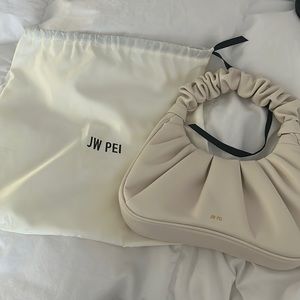 Brand New JW PEI Gabbi Rouched Cream handbag